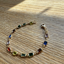 Load image into Gallery viewer, Multi Colored Rectangle Bracelet
