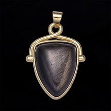 Load image into Gallery viewer, Black Onyx Shield Charm
