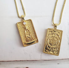 Load image into Gallery viewer, High Priestess Tarot Card Necklace

