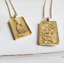 Load image into Gallery viewer, High Priestess Tarot Card Necklace
