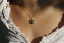 Load image into Gallery viewer, Abalone Sun Charm Necklace
