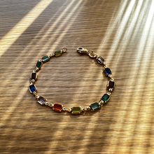 Load image into Gallery viewer, Multi Colored Rectangle Bracelet
