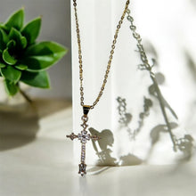 Load image into Gallery viewer, Marquise Cross Necklace
