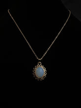 Load image into Gallery viewer, Rainbow Moonstone 24k Gold Filled Charm

