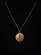 Load image into Gallery viewer, Amethyst Sun Medallion Charm
