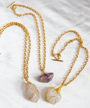 Load image into Gallery viewer, Milky Quartz Statement Piece Necklace
