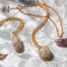 Load image into Gallery viewer, Milky Quartz Statement Piece Necklace
